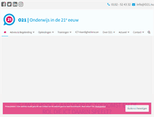 Tablet Screenshot of o21.nu